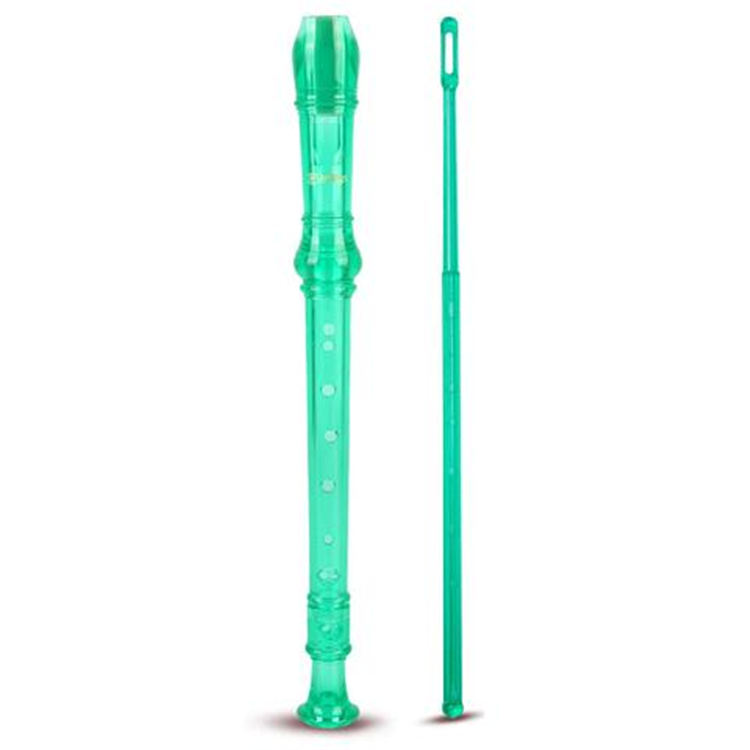 Soprano Descant Recorder 8 Hole Flute w/ Cleaning Rod Bag Instruction 